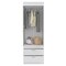 Tuhome Lisboa Armoire, Rod, Double Door, Two Drawers, Metal Handles, White CLB4757 - alternate 5